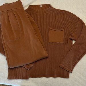 Anrabess Two-Piece Sweater Set Large